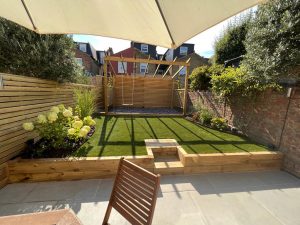 landscaped garden