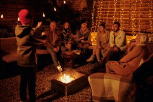garden party at night