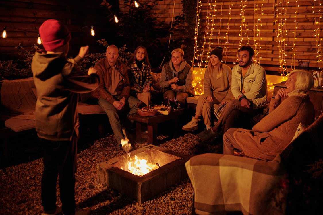 garden party at night