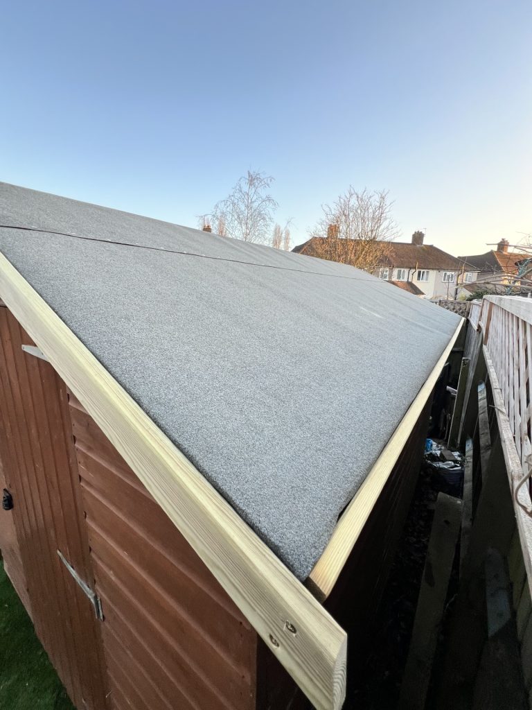 garden shed felt roof