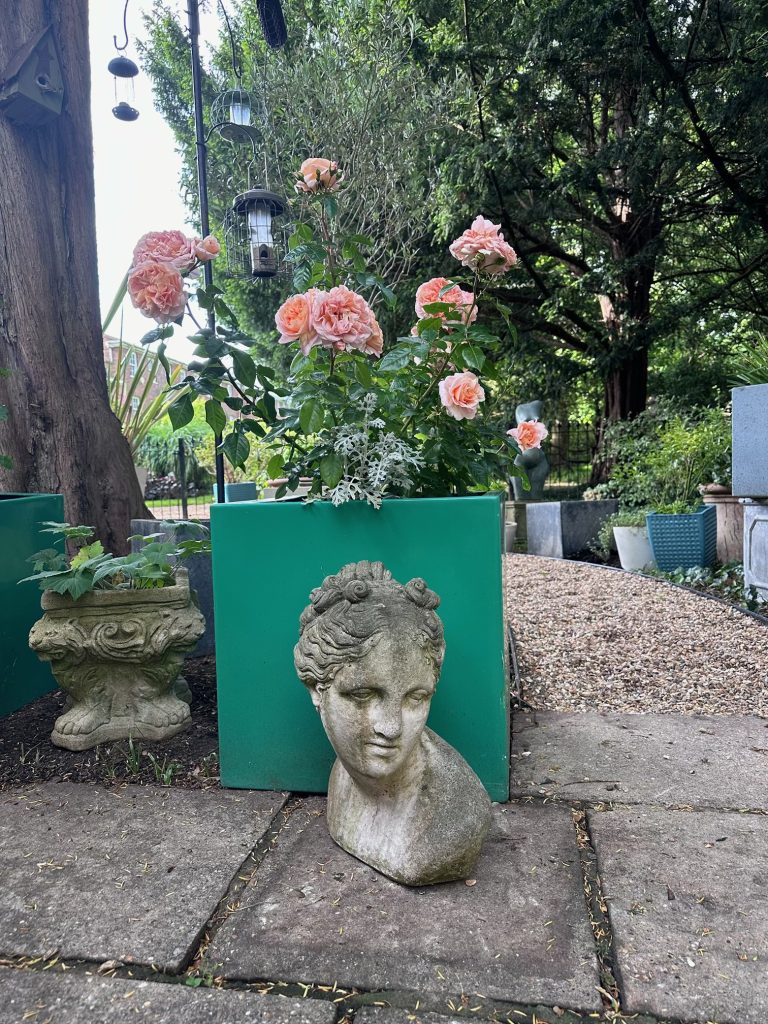 soft landscaping with ornament southwest london