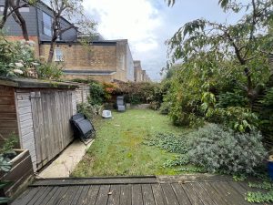 before picture of garden